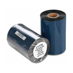 Black Resin Barcode Ribbon Roll
